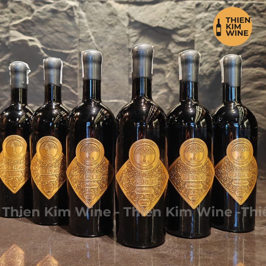 [Chính Hãng] - Rượu Vang Đỏ Ý Zeros Wine Primitivo - 750ml (17%)