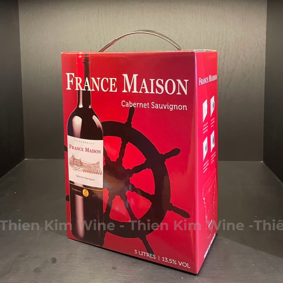[Chính Hãng] - (Vang Bịch) Rượu Vang Đỏ Pháp France Maison Cabernet Sauvignon - (Bịch 3Lit/5Lit)