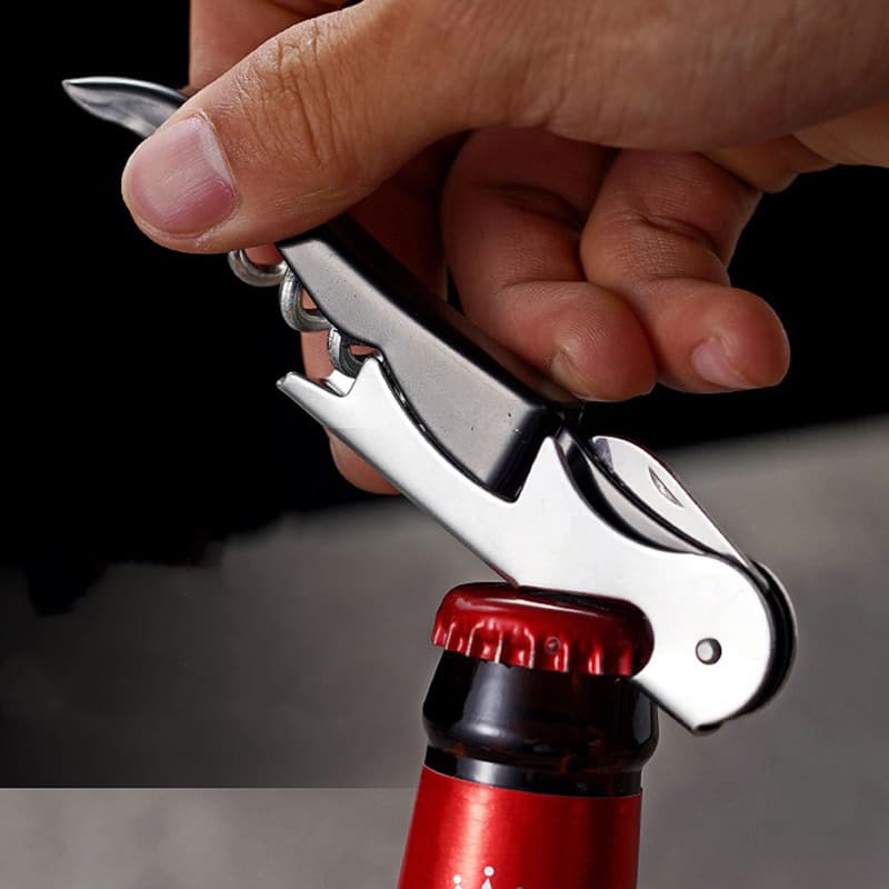 [Chính Hãng] - Dụng cụ Mở Nắp Rượu Vang Wine, Bia 3 In 1 Đa Năng