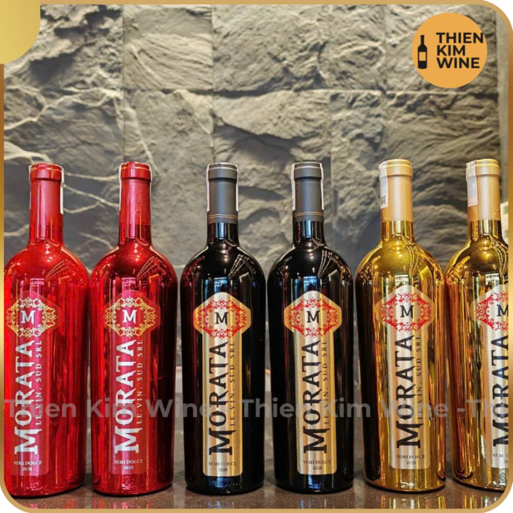 [Chính Hãng] - Rượu Vang Đỏ Ngọt Ý Morata Semi Wine - 750ml (10,5%)