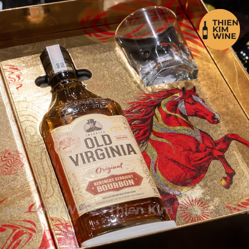 [Chính hãng] - Rượu Whisky Mỹ Old Virginia Bourrbon Whisky Original - 700ml (40%) - Có Hộp Quà Vip