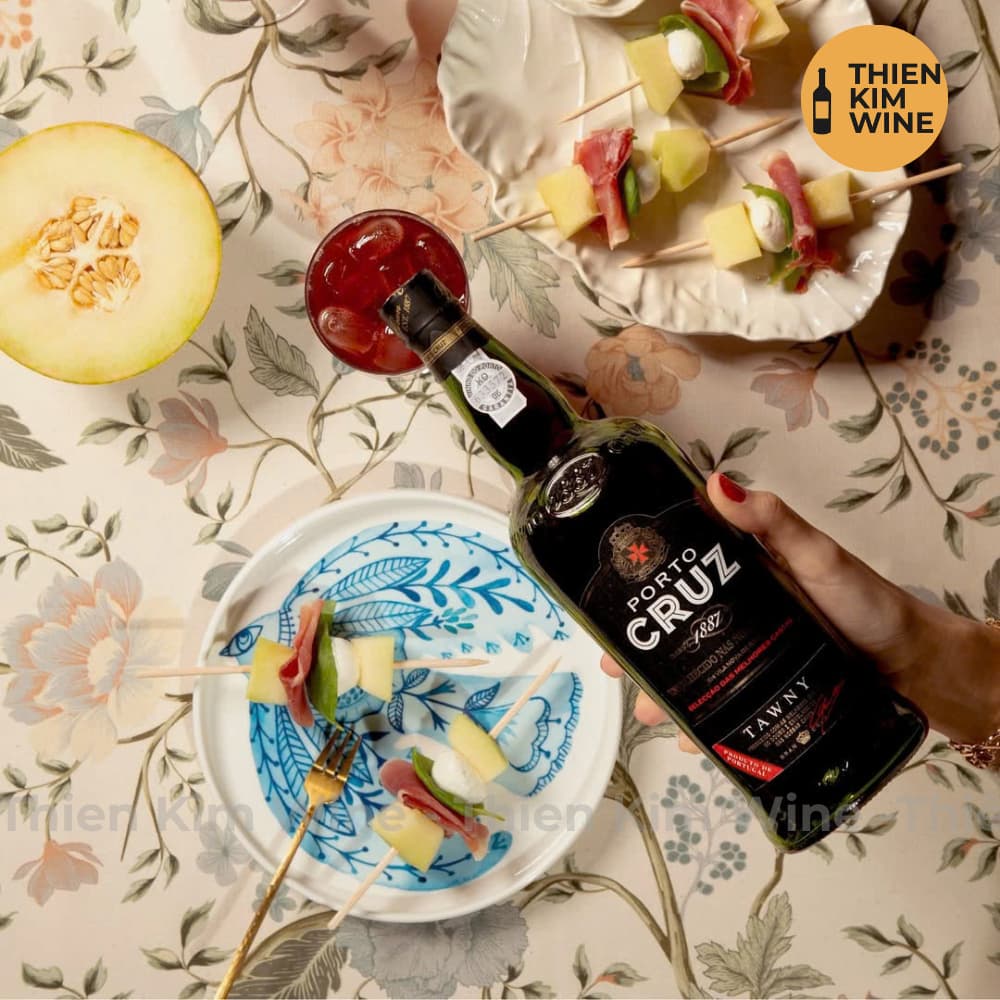 [Chính Hãng] - Rượu Vang Cường Hóa Đỏ Ngọt Bồ Đào Nha Porto Cruz Tawny - 750ml (19%) Vang nâng độ số 1 Thế Giới