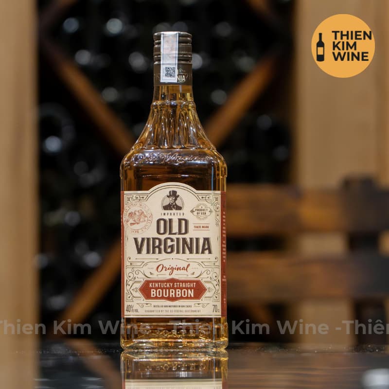 [Chính hãng] - Rượu Whisky Mỹ Old Virginia Bourrbon Whisky Original - 700ml (40%) - Có Hộp Quà Vip