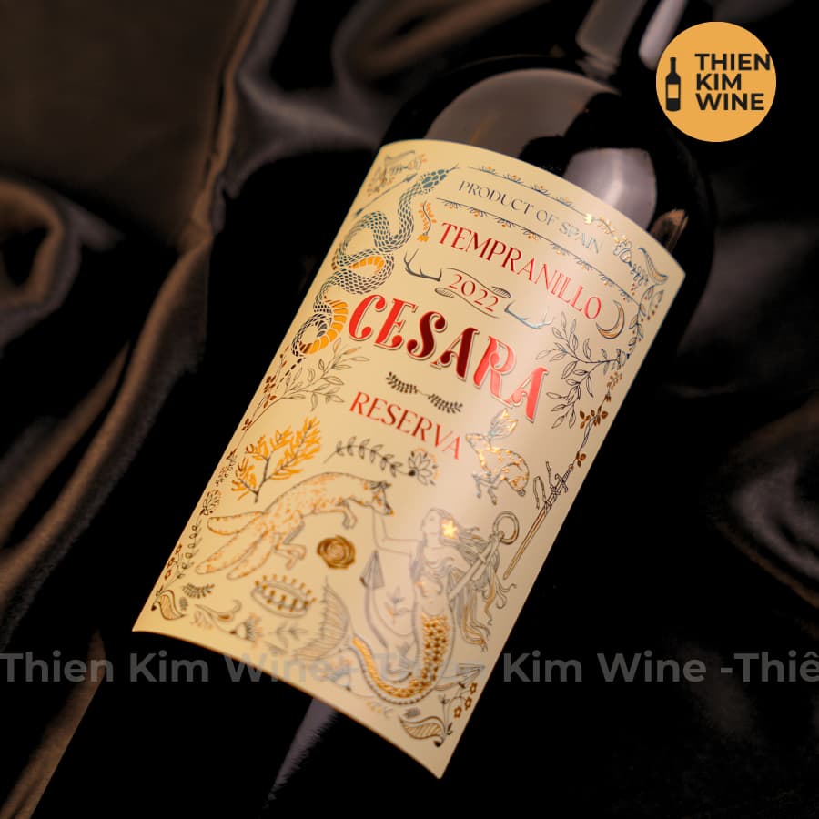 [Chính Hãng] - Rượu Vang Đỏ Tây Ban Nha CESARA Tempranillo - 750 ml (14%)