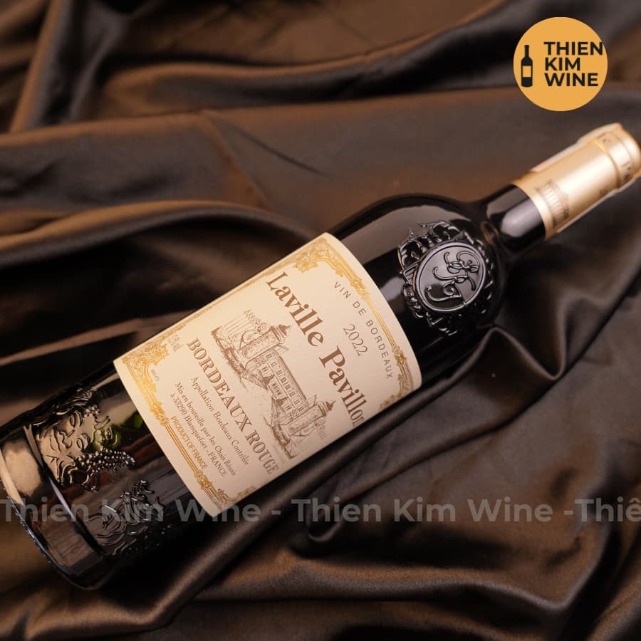 [Chính Hãng] - Rượu Vang Đỏ Pháp Laville Pavillon Bordeaux Rouge Blend - 750ml (13,5%)