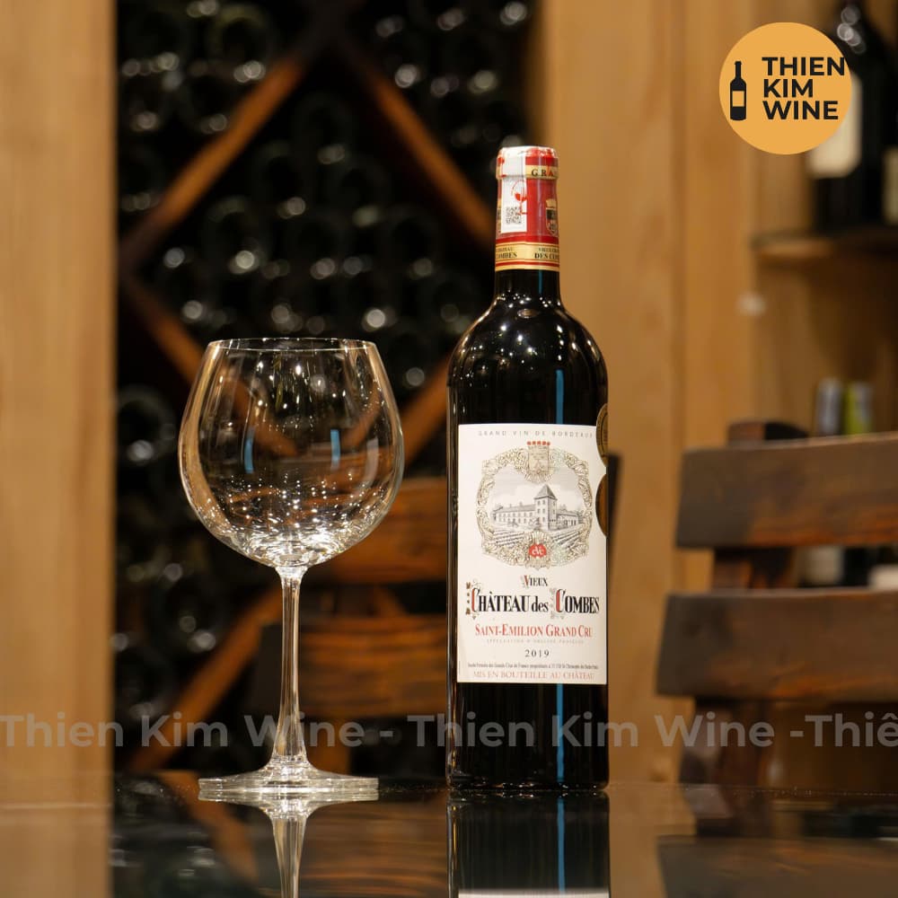 [Chính hãng] - Rượu Vang Đỏ Pháp Chateau Des Combes - Saint Emilion Grand Cru 750ml (13%)