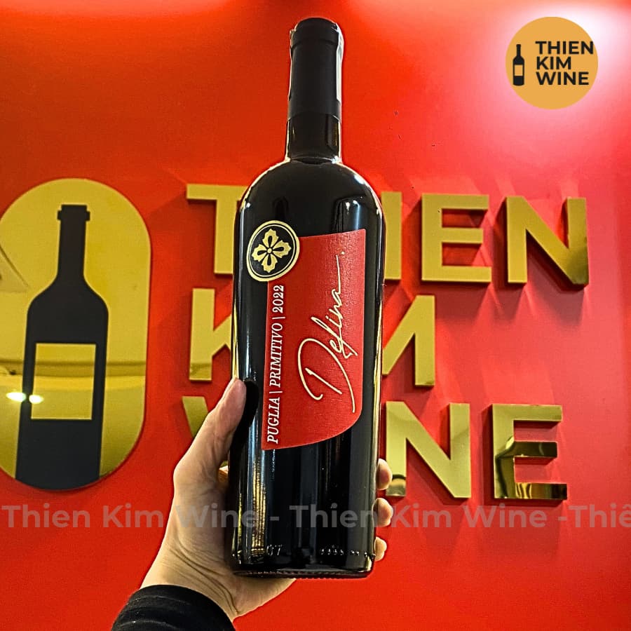 [Chính Hãng] - Rượu Vang Đỏ Ý Defina Wine Primitivo - 750ml (16%)