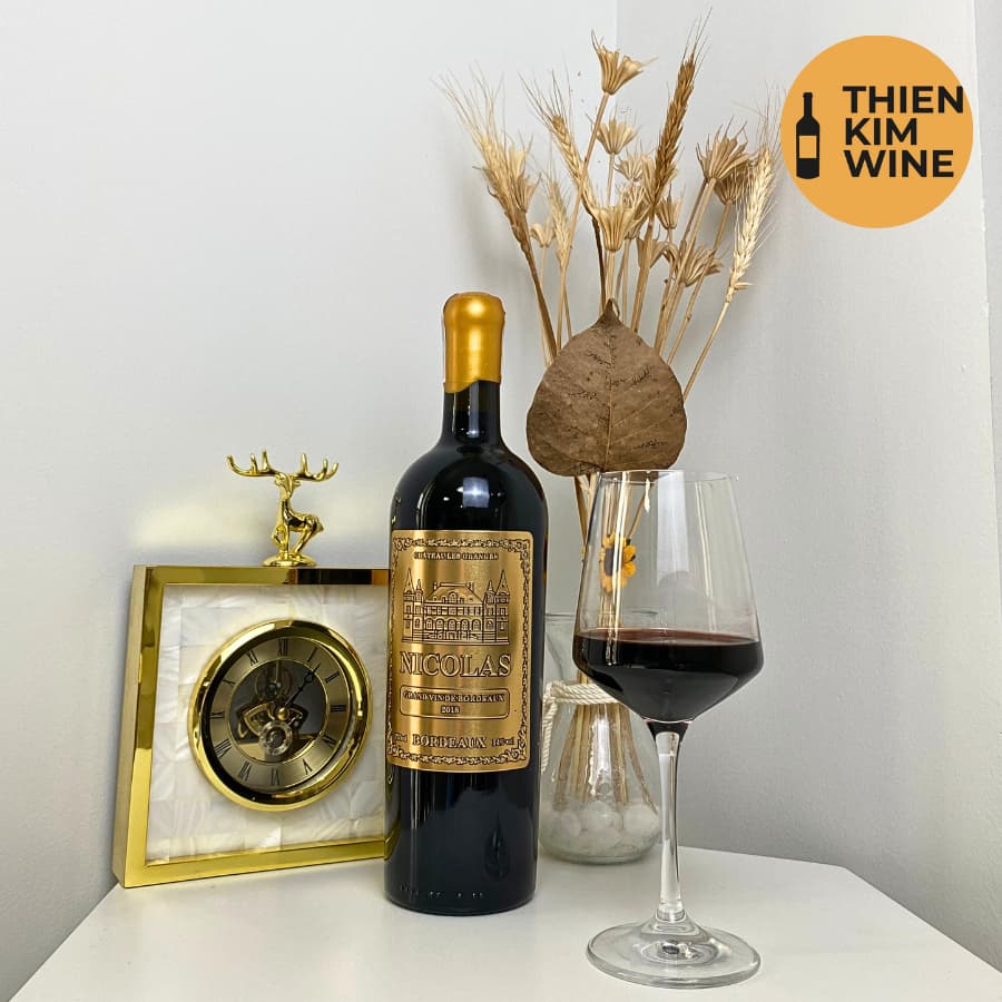 [Chính Hãng] - Rượu Vang Đỏ Pháp Nicolas Wine Bordeaux Cabernet Sauvignon - 750ml (14%)