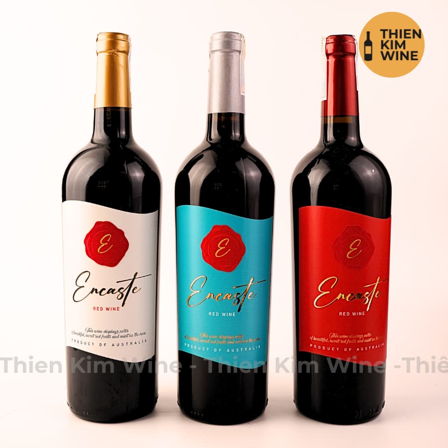 [Chính Hãng] - BST Rượu Vang Đỏ, Vang Trắng, Vang Bịch Úc Encaste - (12,5% - 13,5%)