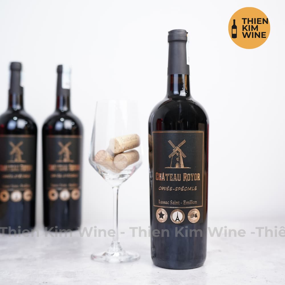 [Chính Hãng] - Rượu Vang Đỏ Pháp Château Royor Cuvée Spéciale Réserve Laussac Saint Emilion - 750ml (14%)