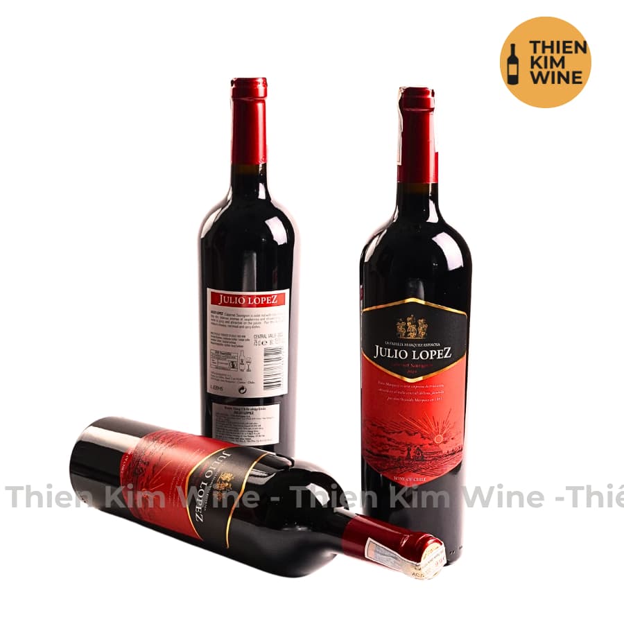 [Chính Hãng] - Rượu Vang Đỏ Chile Julio Lopez Cabernet Sauvignon - 750ml (13,5%)
