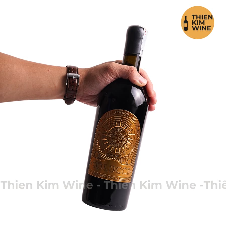 [Chính Hãng] - Rượu Vang Đỏ Ý cao cấp TOLUCCI Primitivo Wine Puglia - 750 ml (17%)