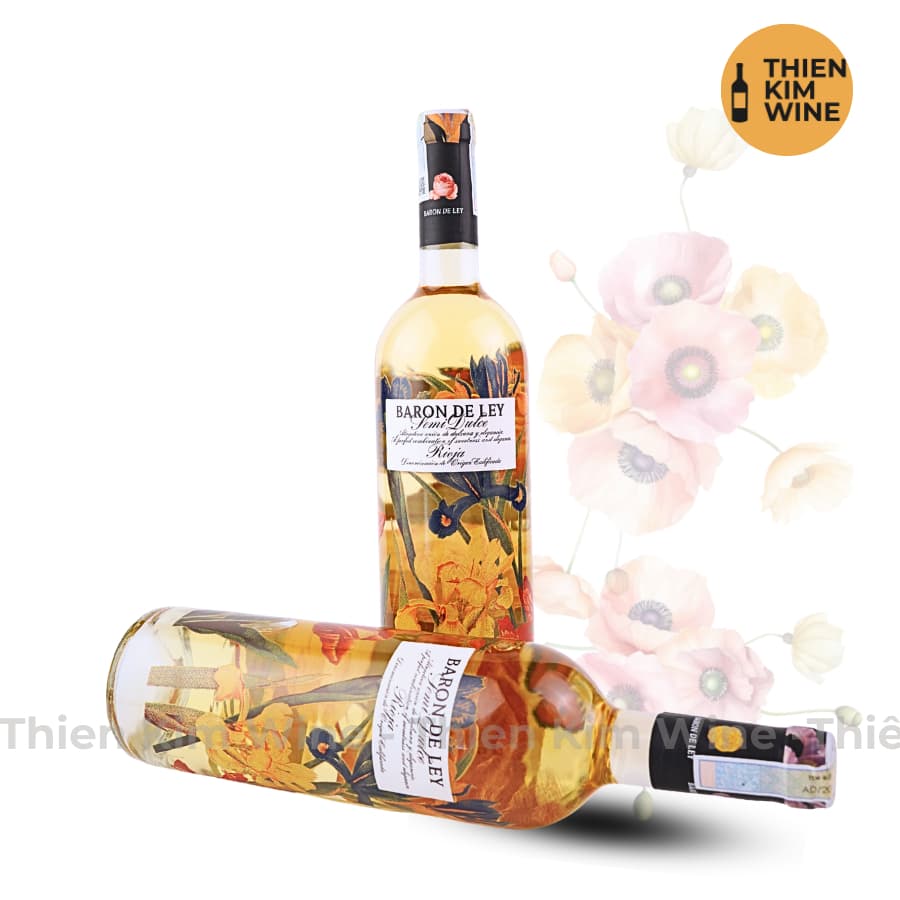 [Chính Hãng] - Rượu Vang Trắng Tây Ban Nha Baron De Ley Blanco Semidulce (Bán Ngọt) DOCa Rioja - 750ml (11,5%)