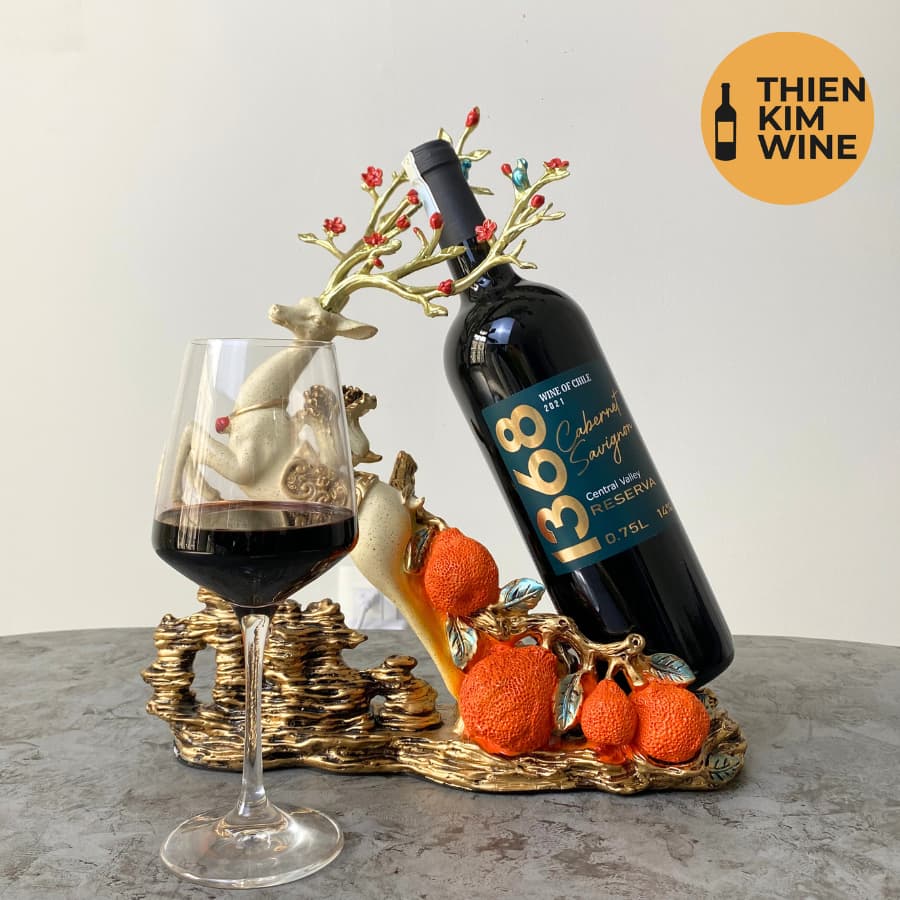 [Chính Hãng] - Rượu Vang Đỏ Chile 1368 - 750 ml (14%)