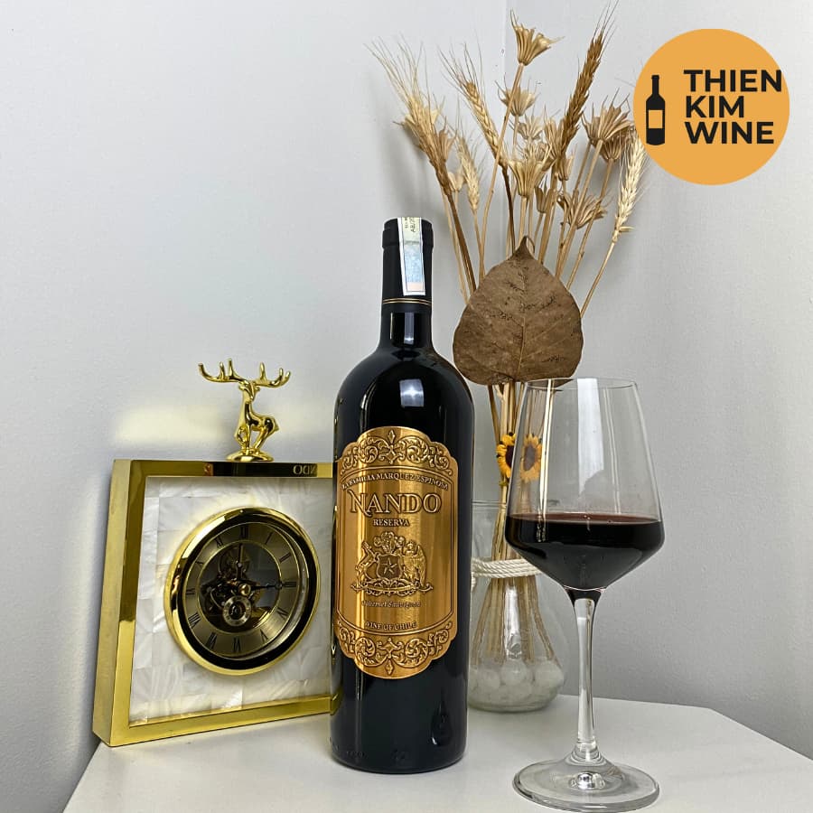 [Chính Hãng] - Rượu Vang Đỏ Wine Chile Nando Cabarnet Sauvignon - 750ml (14%)