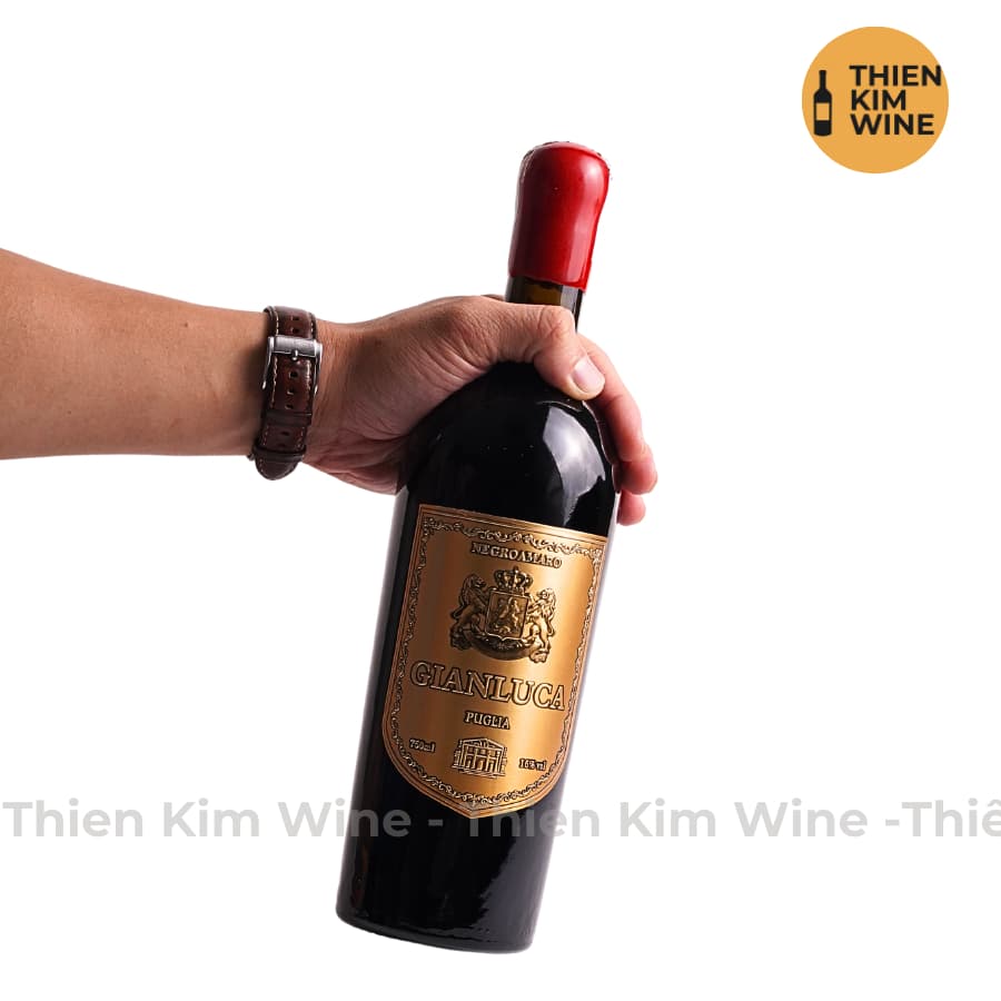 [Chính Hãng] - Rượu Vang Đỏ Ý GIANLUCA Negroamaro Wine Puglia - 750ml (16%)