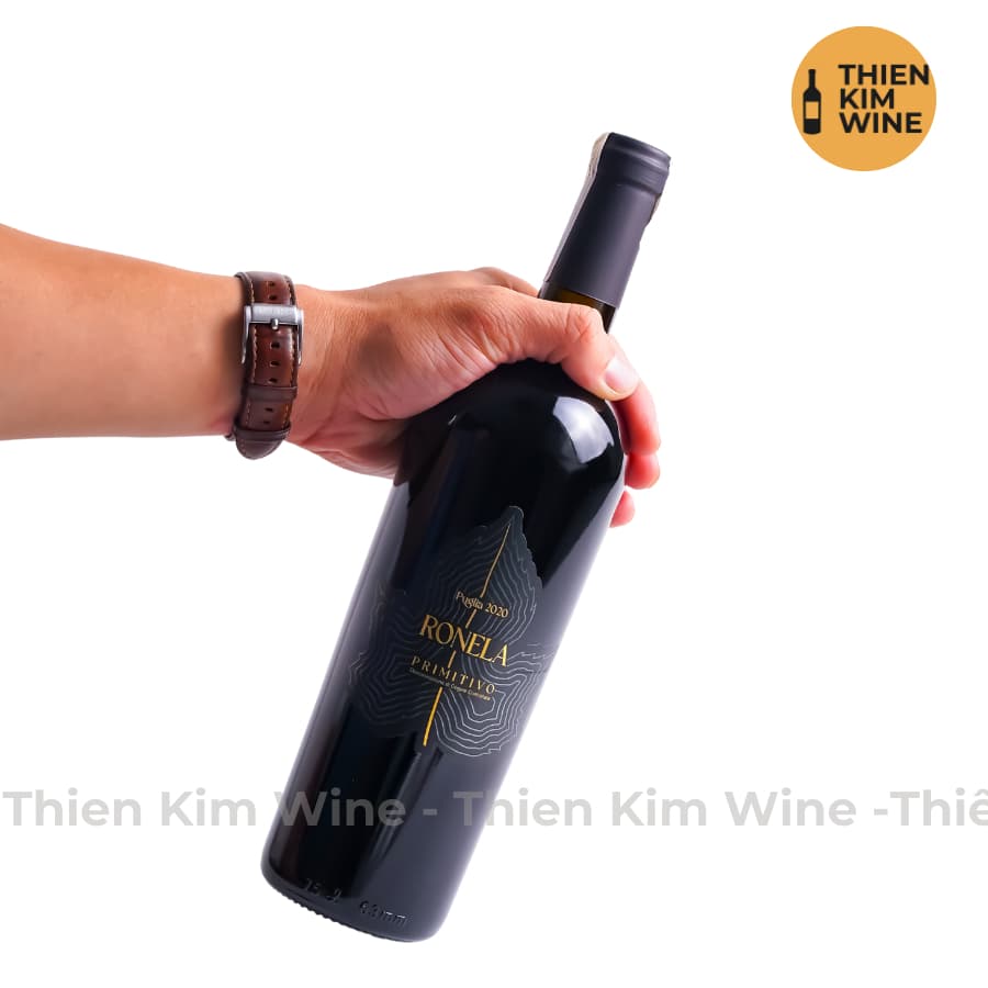 [Chính Hãng] - Rượu Vang Đỏ Ý Ronela Wine Primitivo - 750ml (16%)