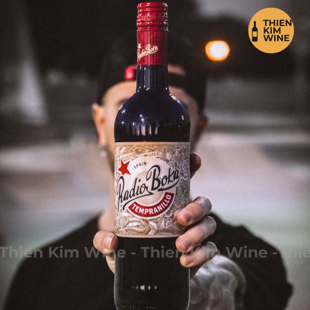 [Chính hãng] - Rượu Vang Đỏ Tây Ban Nha Radio Boka Tempranillo - 750ml (13,5%)