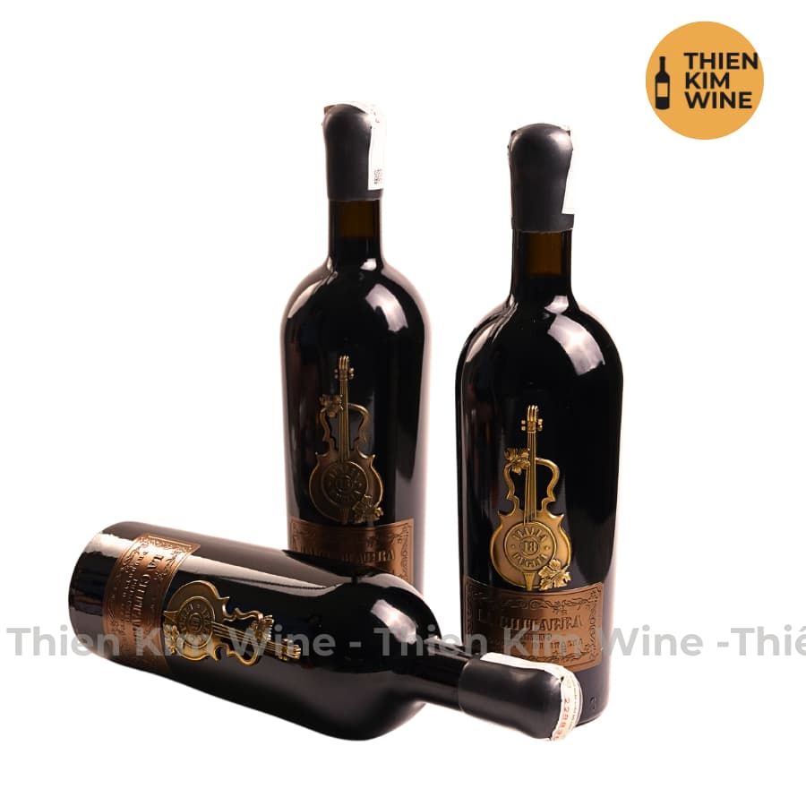 [Chính Hãng] - Rượu Vang Đỏ Ý cao cấp La Chitarra Wine (vang cây đàn) - 750ml (18%)