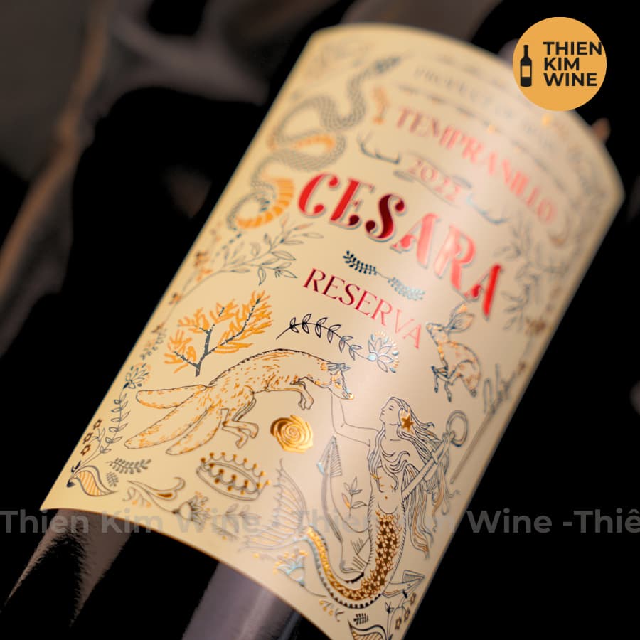 [Chính Hãng] - Rượu Vang Đỏ Tây Ban Nha CESARA Tempranillo - 750 ml (14%)