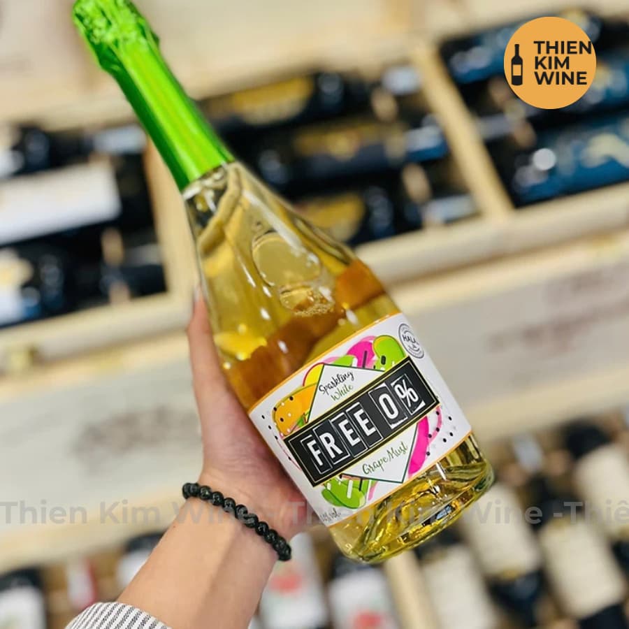 [Chính Hãng] - Vang Nổ Spakling Không Độ Tây Ban Nha Free 0% độ Red - White 750ml