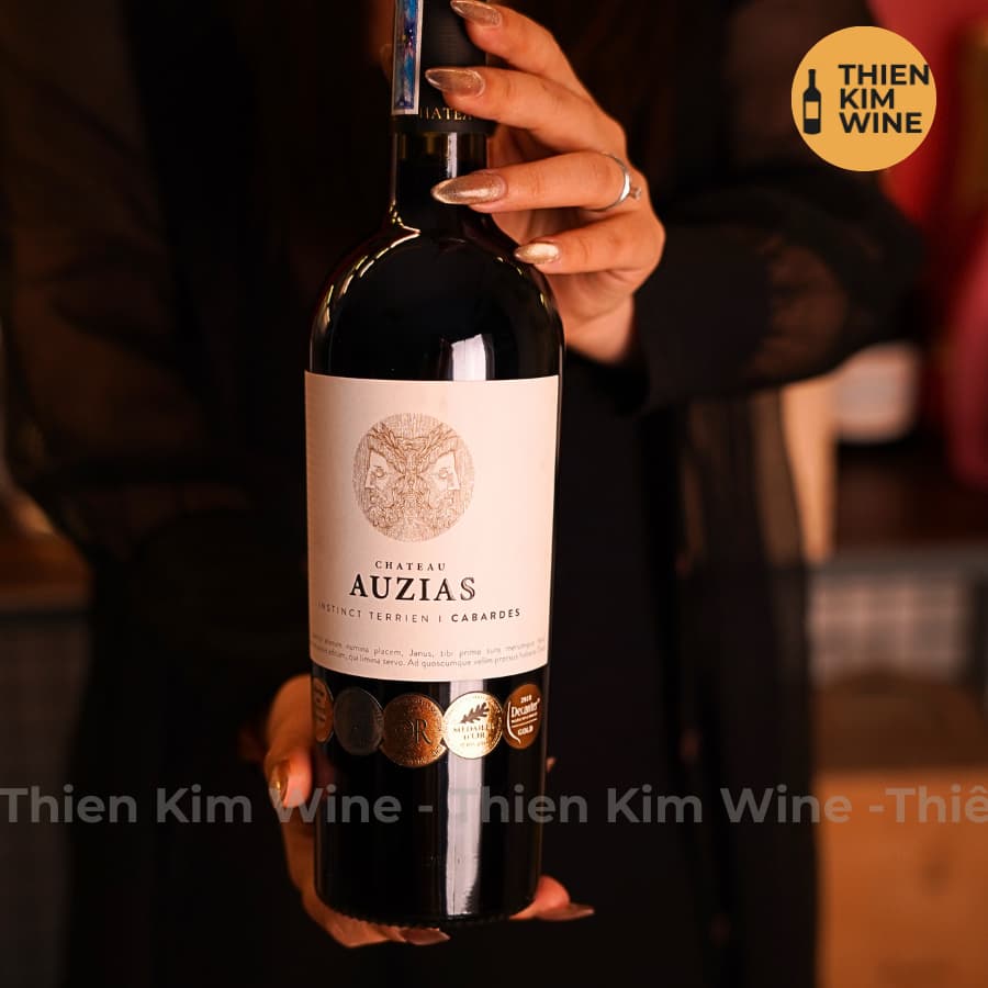 [Chính Hãng] - Rượu Vang Đỏ Pháp CHÂTEAU AUZIAS Paretlongue Instinct Terrien - 750 ml (16%)