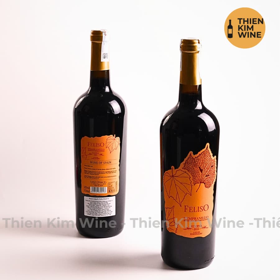 [Chính Hãng] - Rượu Vang Đỏ Tây Ban Nha Feliso 750 ml (14%)