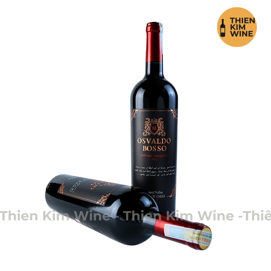 [Chính Hãng] - Rượu Vang Đỏ Chile Olvado Bosso Wine Cabernet Sauvignon - 750ml (13,5%)