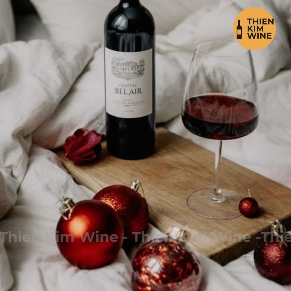 [Chính hãng] - Rượu Vang Đỏ Pháp Chateau Bel Air Blaye Cotes De Bordeaux  "Merlot, Cabernet Franc, Malbec" 750ml (13,5%)