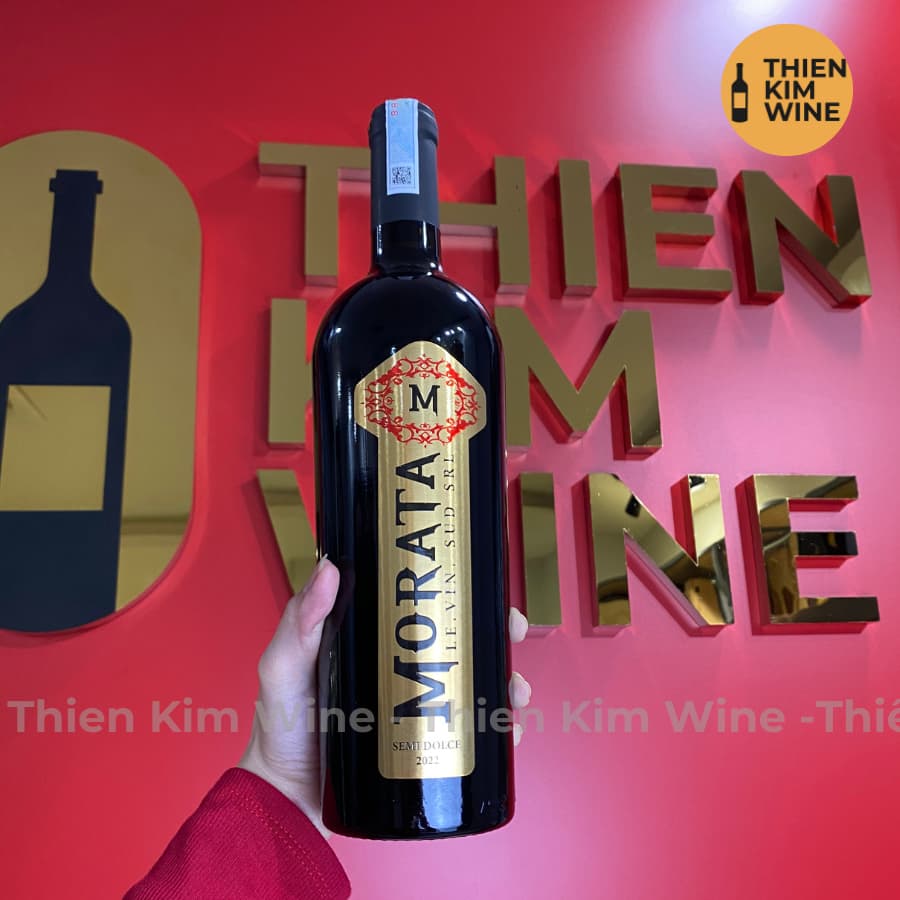 [Chính Hãng] - Rượu Vang Đỏ Ngọt Ý Morata Semi Wine - 750ml (10,5%)