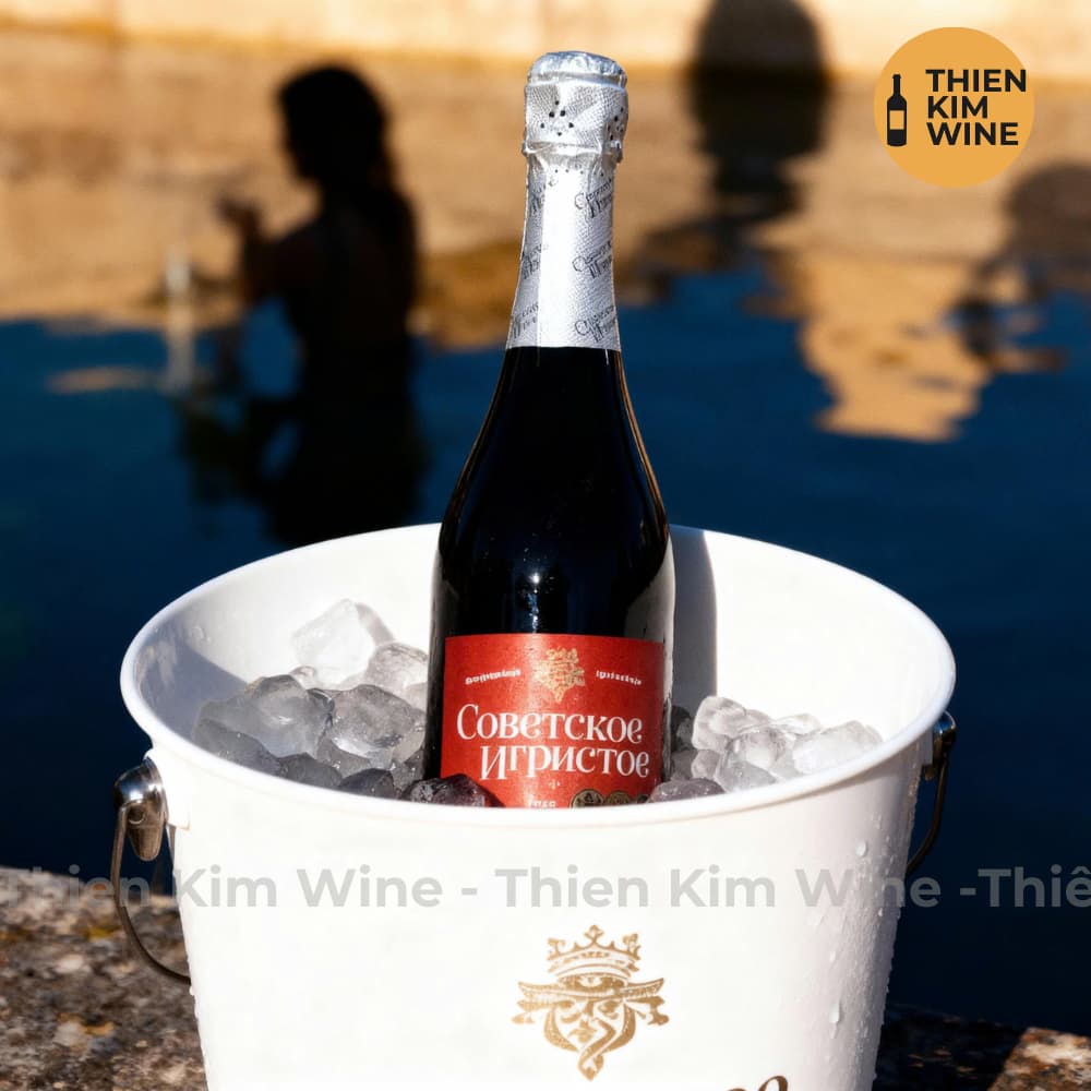 [Chính Hãng] - Rượu Vang Nổ Hungary Szovjetszkoje Igisztoje - 750ml (11.5%)