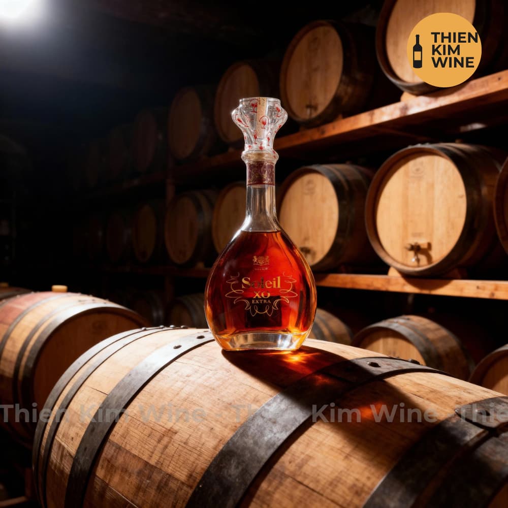 [Chính Hãng] - Hộp Quà Tặng VIP Rượu Brandy Pháp XO Soleil Extra - 700ml (Full Set)