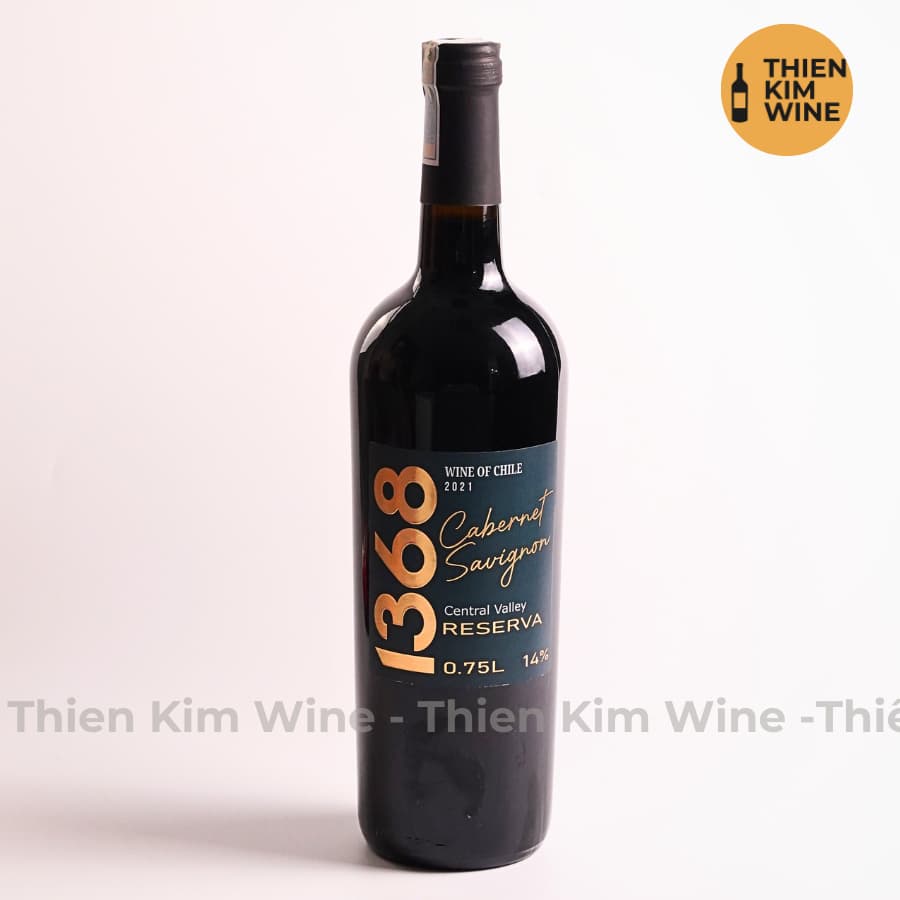 [Chính Hãng] - Rượu Vang Đỏ Chile 1368 - 750 ml (14%)