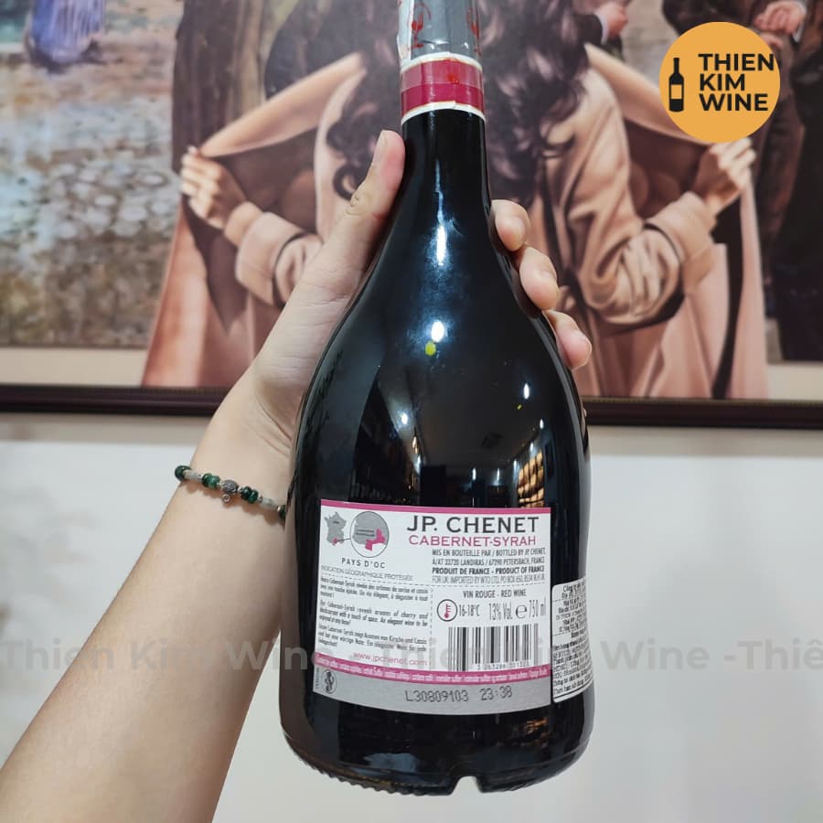 [Chính Hãng] - Rượu Vang (Vẹo) Đỏ Pháp JP Chenet Organica Cabernet Syrah Organic - 750ml (13%)