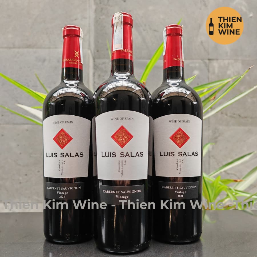 [Chính Hãng] - Rượu Vang Đỏ Tây Ban Nha Louis Salas Wine Cabernet Sauvignon - 750ml (13,5%)
