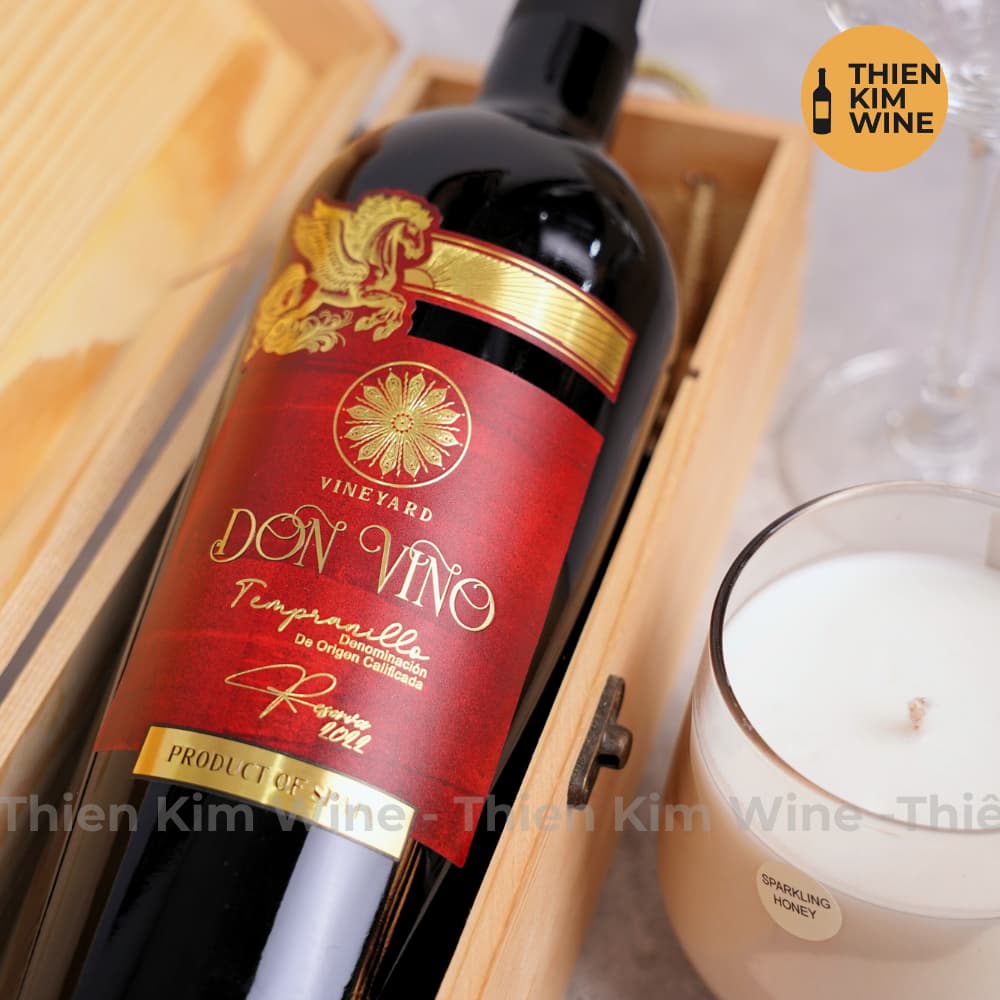 [Chính Hãng] - Rượu Vang Đỏ Tây Ban Nha Don Vino Reserva Tempranillo - 750ml (14%)