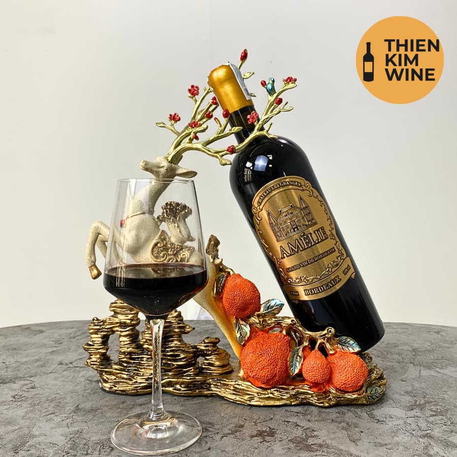 [Chính Hãng] - Rượu Vang Đỏ Pháp Amelie Wine Bordeaux Cabernet Sauvignon - 750ml (14%)