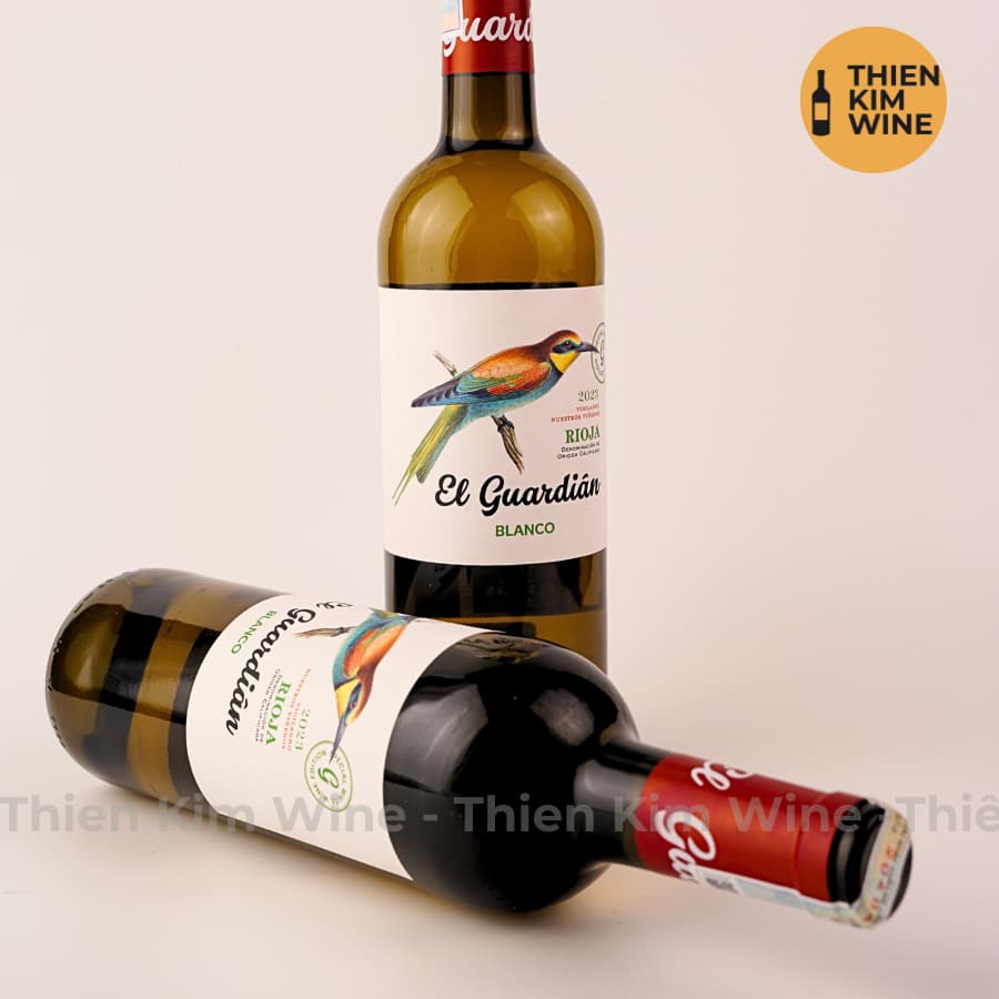 [Chính Hãng] -BST Rượu Vang Tây Ban Nha Cao Cấp EL Guardian DOCa Rioja - 750ml (12,5-13,5%)