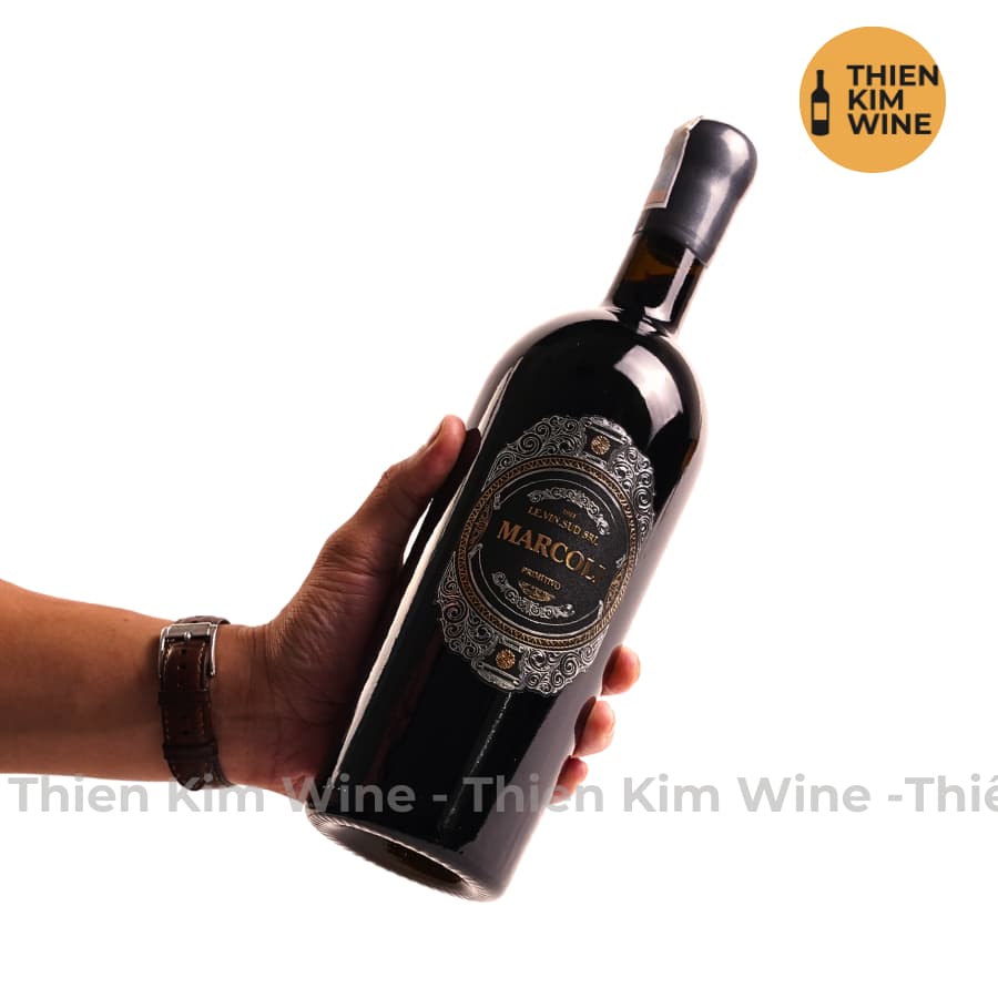[Chính Hãng] - Rượu Vang Đỏ Ý Marcoli Wine Primitivo - 750ml (17%)