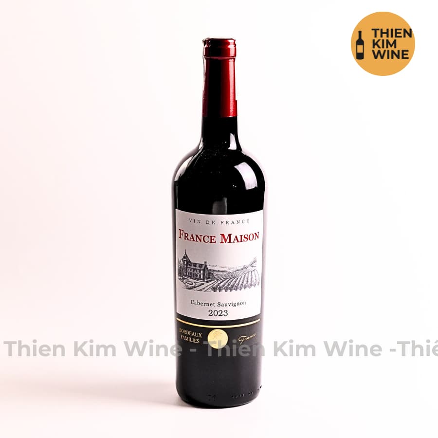 [Chính Hãng] - Rượu Vang Đỏ Pháp France Maison Cabernet Sauvignon - 750ml (13,5%)