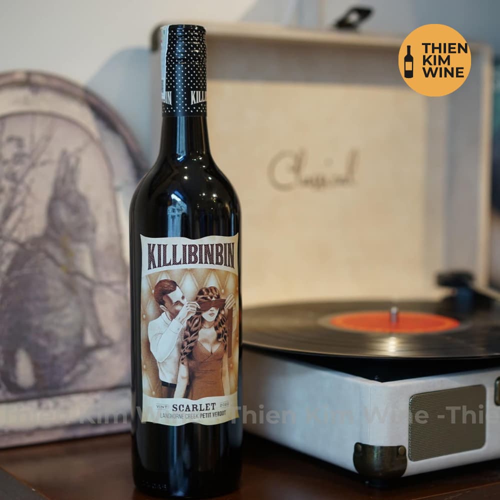 [Chính hãng] - Rượu Vang Đỏ Úc Cao Cấp "Nút Vặn" Killibinbin Smitten Malbec & Scarlet Pedtit - 750ml (14,5%)