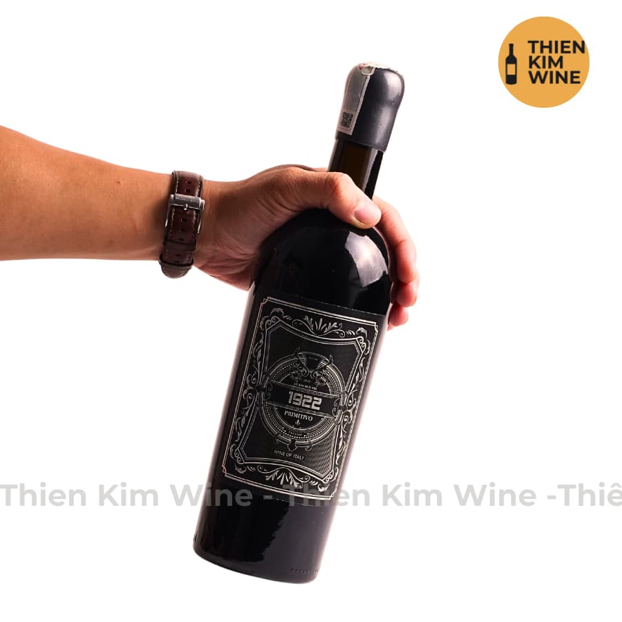 [Chính Hãng] - Rượu Vang Đỏ Ý cao cấp 1922 Primitivo Wine Puglia - 750 ml (17%)