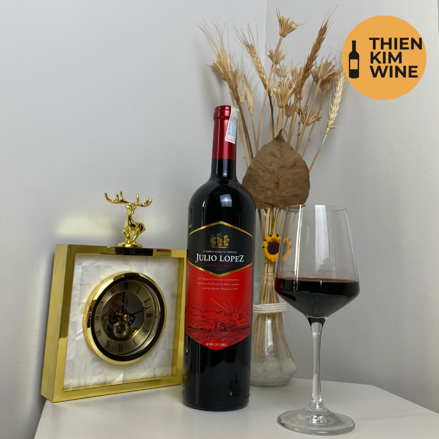[Chính Hãng] - Rượu Vang Đỏ Chile Julio Lopez Cabernet Sauvignon - 750ml (13,5%)