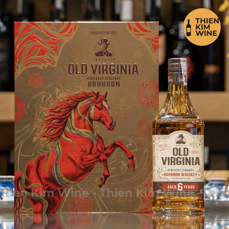 [Chính hãng] - Rượu Whisky Mỹ Old Virginia 6 Years "6 Năm" Bourrbon Whisky - 700ml (40%) - Có Hộp Quà VIP