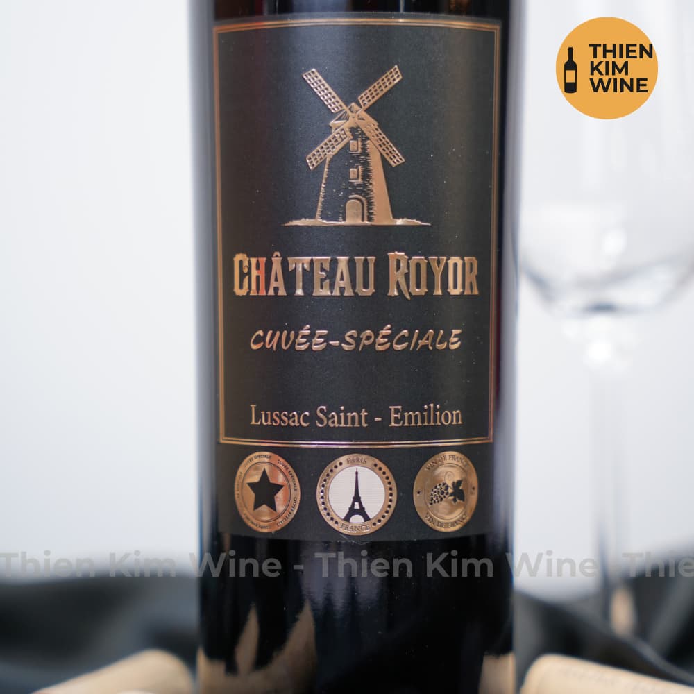 [Chính Hãng] - Rượu Vang Đỏ Pháp Château Royor Cuvée Spéciale Réserve Laussac Saint Emilion - 750ml (14%)