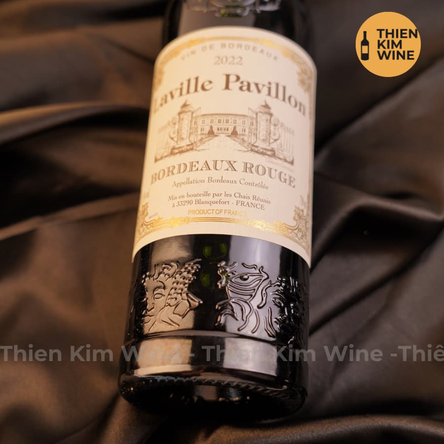 [Chính Hãng] - Rượu Vang Đỏ Pháp Laville Pavillon Bordeaux Rouge Blend - 750ml (13,5%)