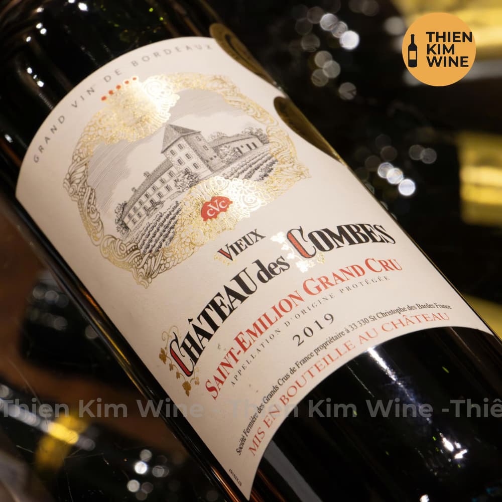 [Chính hãng] - Rượu Vang Đỏ Pháp Chateau Des Combes - Saint Emilion Grand Cru 750ml (13%)