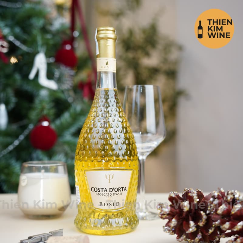 [Chính hãng] - Rượu Vang Trắng Ngọt Ý Bosio Costa D'ORTA Moscato D’asti DOCG - 750ml (5.5%)