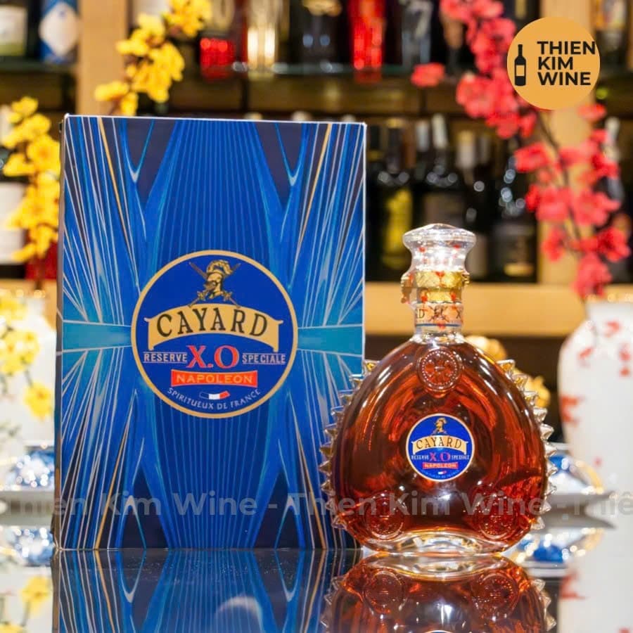 [Chính Hãng] - Hộp Quà Tặng VIP Rượu Brandy Pháp XO Cayard Napoleon - 700ml (Full Set)