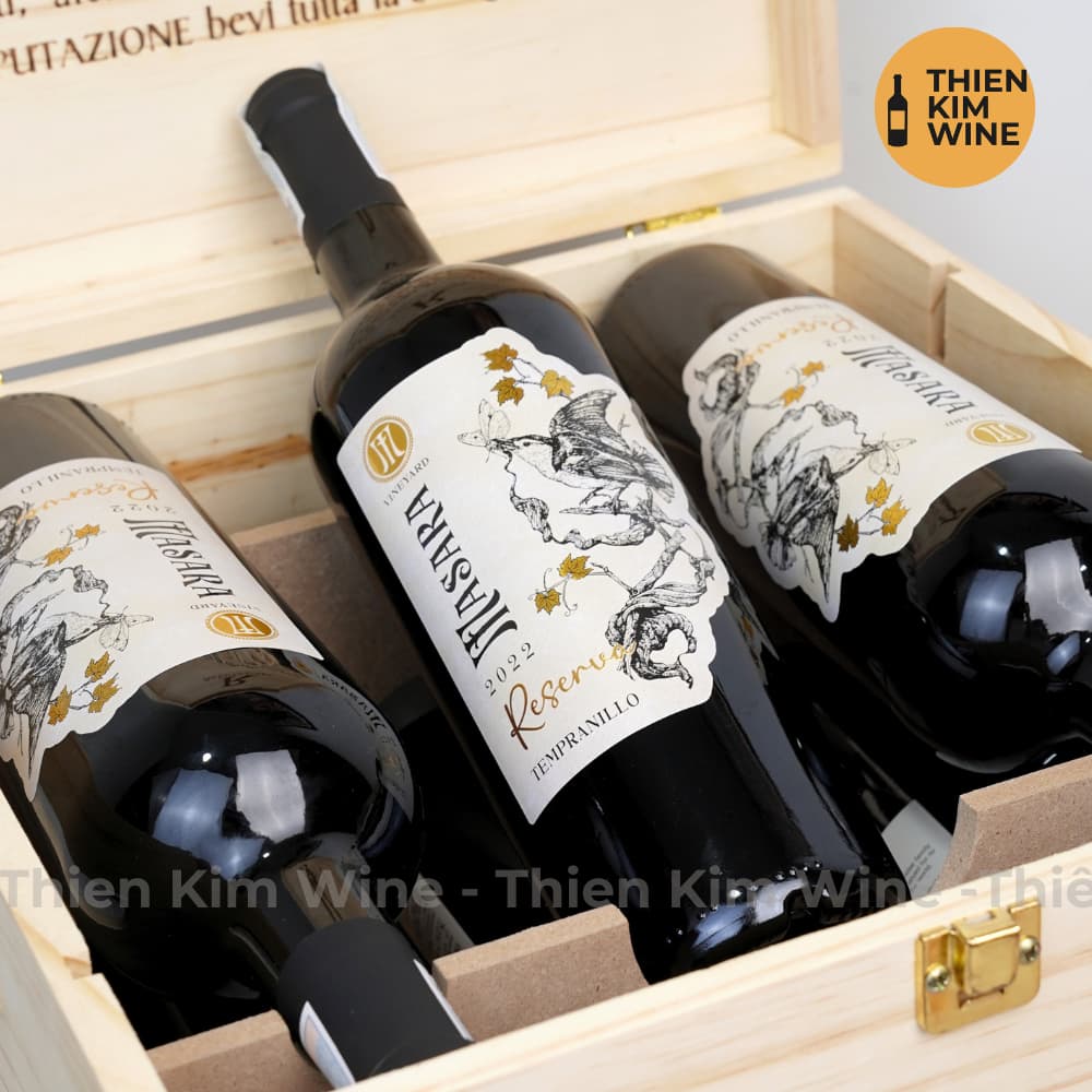 [Chính Hãng] - Rượu Vang Đỏ Tây Ban Nha Masara Reserva Tempranillo - 750ml (14%)